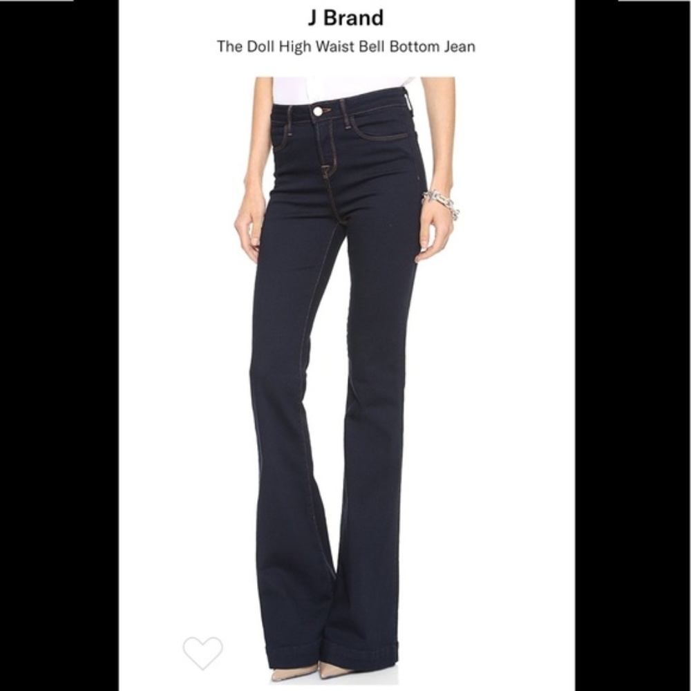 J. Brand The Doll high waist bell bottom jeans 28